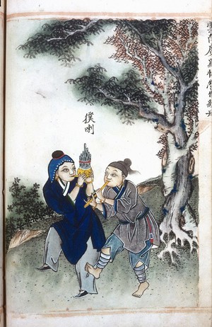 view Chinese manuscript Yun-nan ying chih Miao-Man t'u ts'e.