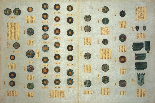 Chinese Manuscript coin catalogue of 1721.