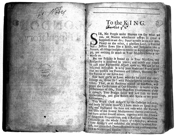 Pharmacopoeia Londinensis. Or, the new London dispensatory. In VI book. Translated into English for the publick good, and fitted to the whole art of healing. Illustrated with the preparations, virtues and uses of all simple medicaments, vegetable, animal and mineral of all the compounds both internal and external and of all the chymical preparations now in life ... / by William Salmon.