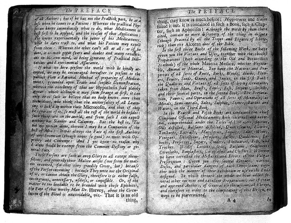 Pharmacopoeia Londinensis. Or, the new London dispensatory. In VI book. Translated into English for the publick good, and fitted to the whole art of healing. Illustrated with the preparations, virtues and uses of all simple medicaments, vegetable, animal and mineral of all the compounds both internal and external and of all the chymical preparations now in life ... / by William Salmon.
