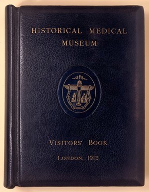 view Wellcome Historical Medical Museum's visitors book, 1913