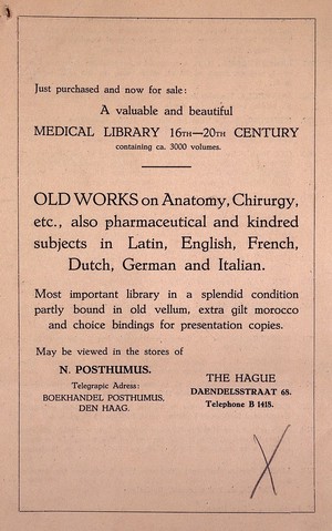 view Dutch Royal Library: sellers catalogue, 1923