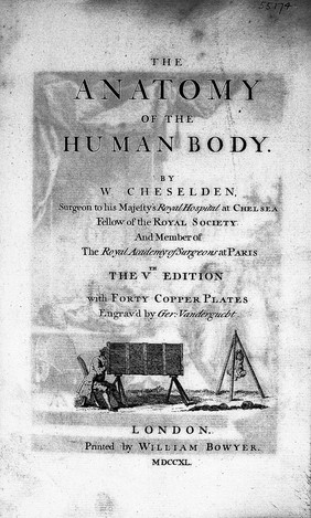 The anatomy of the human body / By W. Cheselden.