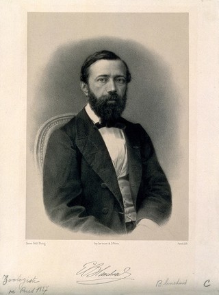 Etienne Blanchard. Lithograph by A. Feret after P. Petit.