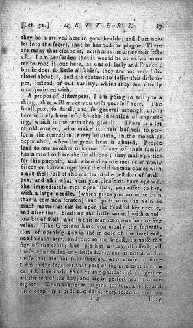 Letters of the Right Honourable Lady M--y W----y M----e: written during her travels in Europe, Asia, and Africa, to persons of distinction, men of letters, &c., in different parts of Europe. Which contain among other curious relations, accounts of the policy and manners of the Turks. Drawn from sources that have been inaccessible to other travellers / [Mary Wortley Montagu].