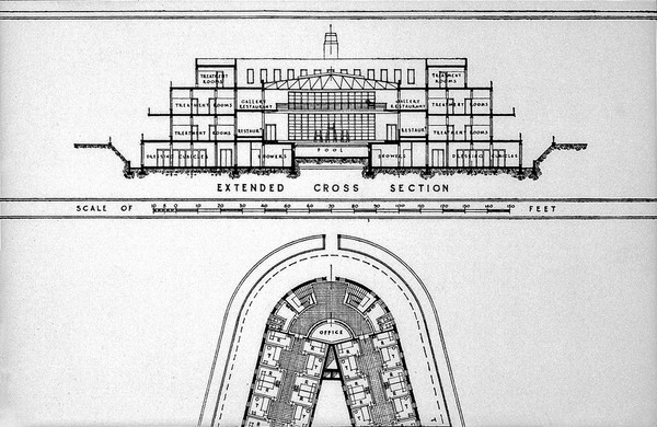 Plan of Sherwood Park Spa, Tunbridge Wells,