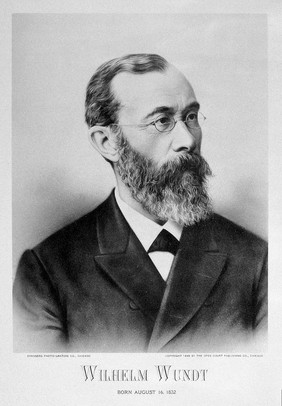 Wilhelm Wundt. Photogravure by Synnberg Photo-gravure Co., 1898.