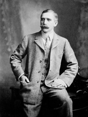 Photograph: portrait of Sir Henry Wellcome; 1902