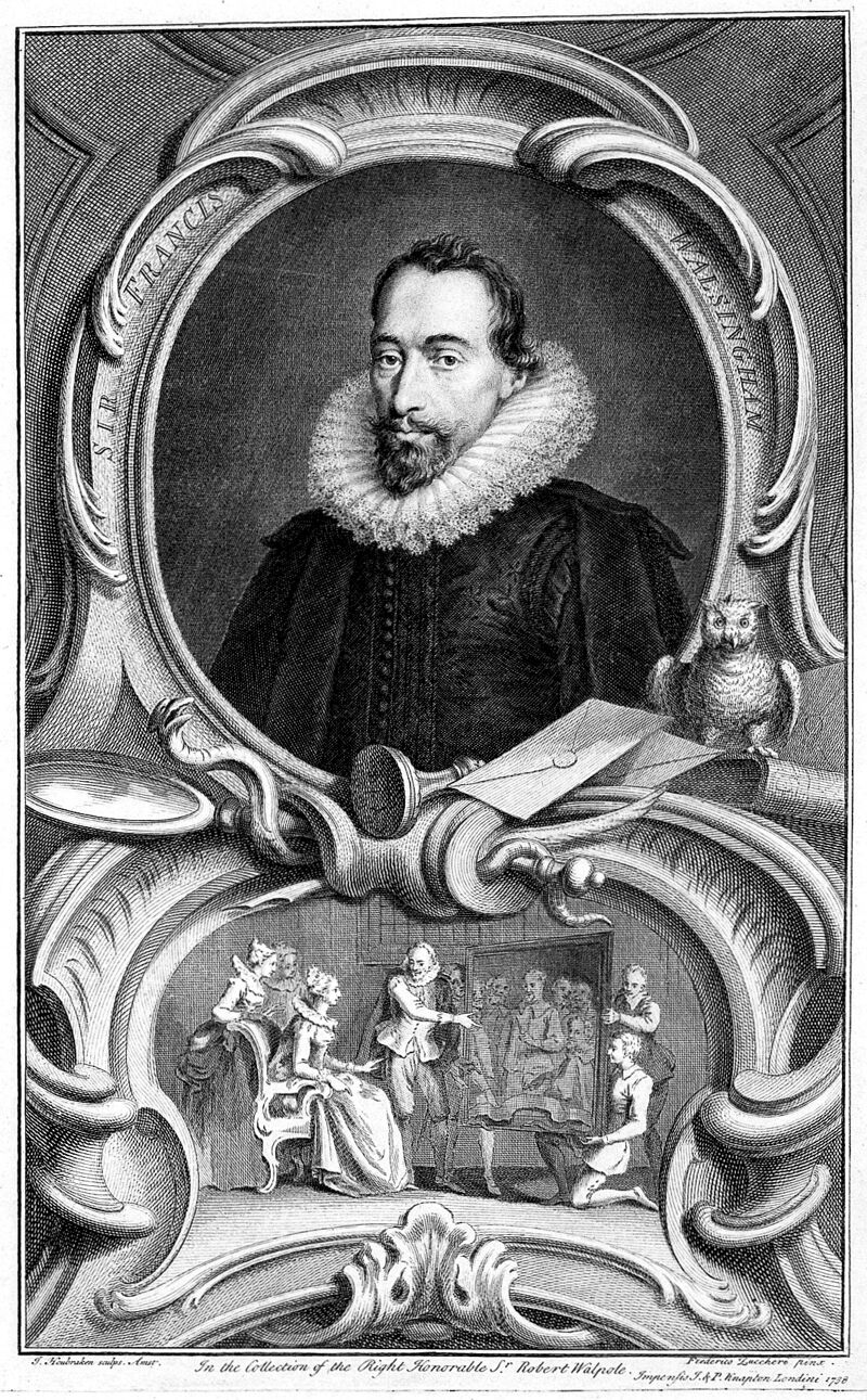 Sir Francis Walsingham (1530?-1590). Engraving by Jacobus Houbraken after a painting ascribed to Federico Zucchero., 1738, by Federico Zuccari