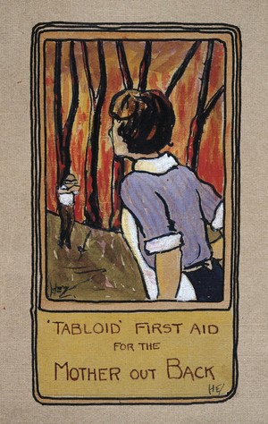 view Tabloid First Aid for the Mother out Back