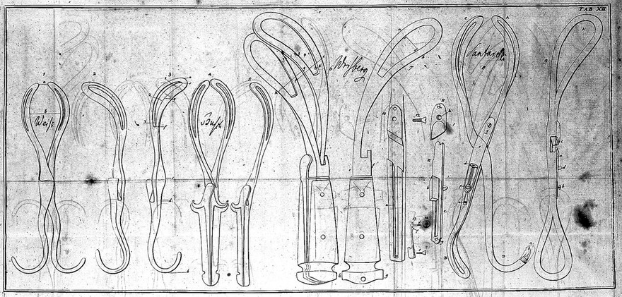 Litterärische und kritische Geschichte der Zangen und Hebel in der Geburtshülfe / Johann Mulders; Aus dem Lateinischen übersezt und mit einigen Anmerkungen versehen von Johann Willhelm [sic] Schlegel.