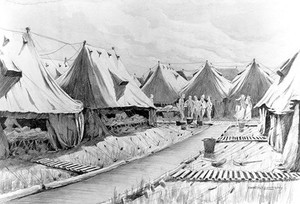 view Wounded at a Casualty Clearing Station