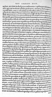 De cognoscendis et curandis morbis sermones sex, jam primum in lucem editi / Interprete Jano Cornario Zuiccaniensi. Quae in singulis sermonibus continentur in principio cujusque habetur. De ponderibus et mensuris, ex Paulo Aegineta, eodem interprete.