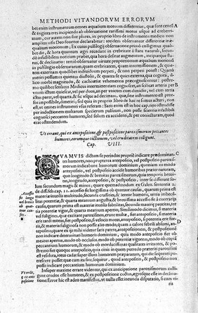 Methodi vitandorum errorum omnium, qui in arte medica contingunt libri quindecim. Quorum principia sunt ab auctoritate medicorum & philosophorum principum desumpta, eaque omnia experimentis, & rationibus analyticis comprobata ... / [Santorio Santorio].