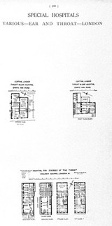 Hospitals and asylums of the world : their origin, history, construction, administration, management, and legislation; with plans of the chief medical institutions accurately drawn to a uniform scale, in addition to those of all the hospitals of London in the jubilee year of Queen Victoria's reign / by Henry C. Burdett.