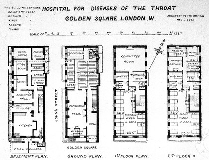Hospitals and asylums of the world : their origin, history, construction, administration, management, and legislation; with plans of the chief medical institutions accurately drawn to a uniform scale, in addition to those of all the hospitals of London in the jubilee year of Queen Victoria's reign / by Henry C. Burdett.