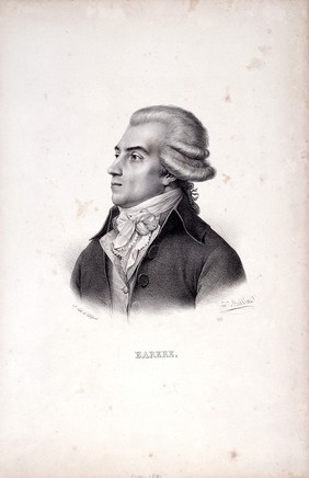 Bertrand Barère de Vieuzac (1755-1841). Lithograph by Zéphirin-Félix-Jean-Marius Belliard, 1827.