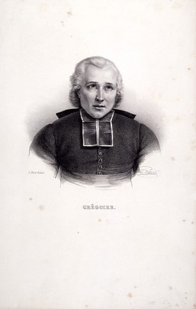 Henri Grégoire. Lithograph by Zéphirin-Félix-Jean-Marius Belliard.