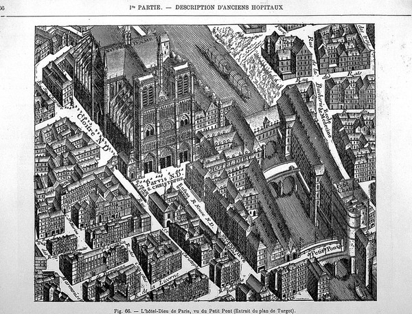 Les édifices hospitaliers depuis leur origine jusqu'à nos jours : De l'assistance publique et des hôpitaux jusqu'au XIXe siècle. Les hôpitaux au XIXe siècle ... / [C. Tollet].