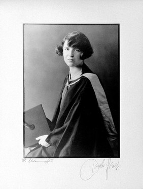 Graduation photograph of Mary Irene Cathcart Borer, London: Douglas Scott