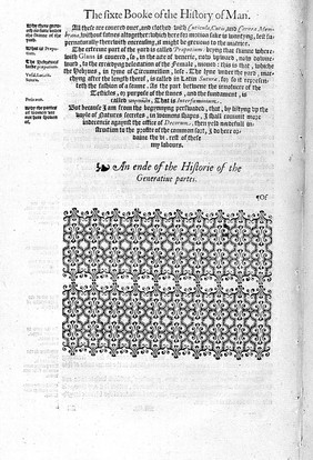 The historie of man, sucked from the sappe of the most approved anathomistes, in this present age, compiled in most compendious fourme, and now published in English. For the utilitie of all godly chirurgians, within this realme ... / [John Banister].