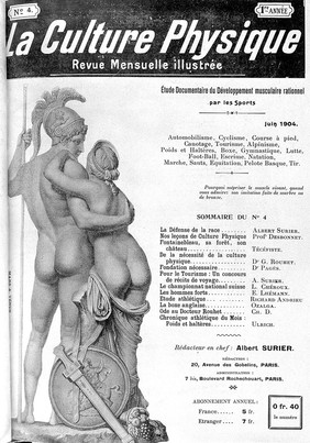 La Culture Physique, 1904, front cover