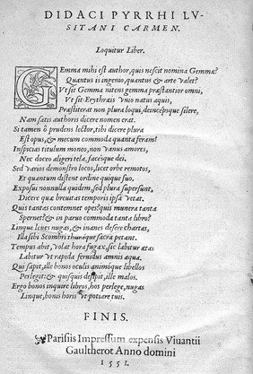 Cosmographia Petri Apiani / per Gemmam Frisium apud Louanienses medicum & mathematicum insignẽ, iam demum ab omnibus vindicata mendis, ac nonnullis quoque locis aucta, figurísque nouis illustrata: additis eiusdem argumenti libellis ipsius Gemmæ Frisii.