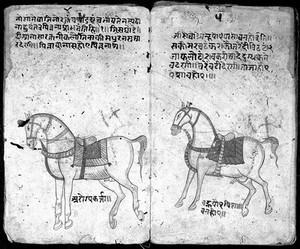 view Hindi Manuscript 191. Folios 3 verso and 4 recto