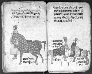 view Hindi Manuscript 191, fols 98 verso 99 recto