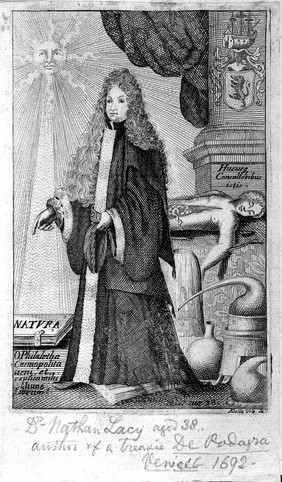 Nathan Lacy. Engraving by A. Della Via.