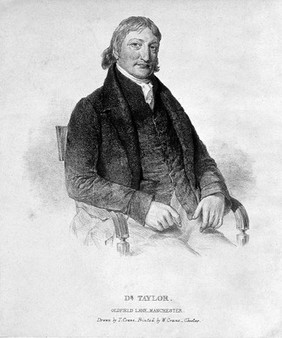 Edmund Taylor. Lithograph by T. Crane.