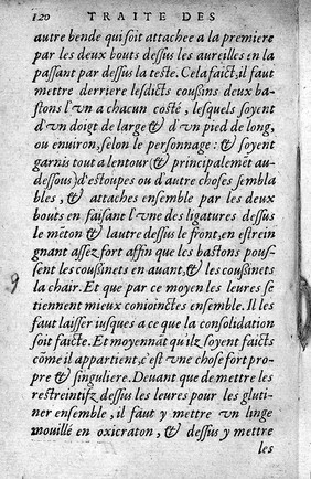 Petit traité contenant une des parties principalles de chirurgie, laquelle les chirurgiens hernières excercent. Ainsi quil est montre en la page suivante ... / [Pierre Franco].