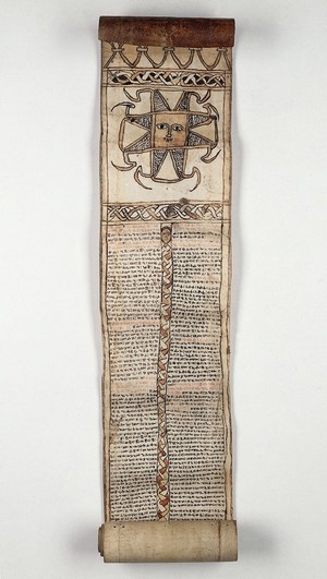 view Ethiopian whole scroll.