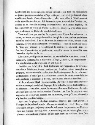 De la chlorose. Thèse / [Bernard Petraud].