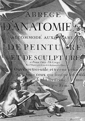 Abregé d'anatomie, accomodé aux arts de peinture et de sculpture, et mis dans un ordre nouveau ... / [Anon.] ; Mis en lumiere par François Tortebat.