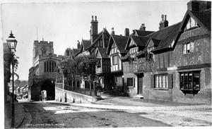 view Leicester's Hospital, Warwick. Photograph by F. Frith.