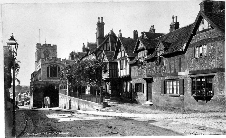 Leicester's Hospital, Warwick. Photograph by F. Frith.