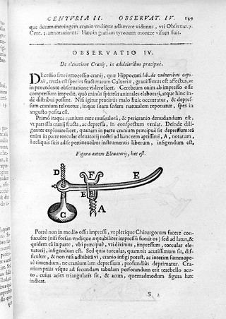 Guilhelmi Fabricii Hildani ... Observationum et curationum chirurgicarum centuriae, nunc primum in unum opus congestae, ac in duo volumina distributae. Quorum prius continet centurias I. II. & III / [Wilhelm Fabricius Hildanus].