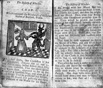 The history of witches and wizards: giving a true account of all their tryals in England, Scotland, Swedeland, France, and New England; with their confession and condemnation / Collected from Bishop Hall, Bishop Morton, Sir Matthew Hale, etc. By W.P.