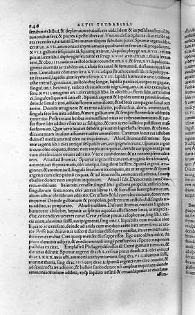 Contractae ex veteribus medicinae Tetrabiblos, hoc est qvaternio, id est libri universales quatuor, singuli quatuor sermones complectentes, ut sint in summa quatuor sermonum quaterniones, id est sermones XVI / per Janum Cornarium ... latine conscripti.