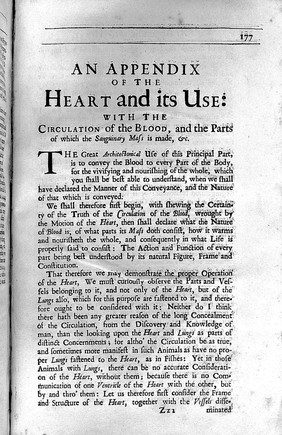 Myographia nova: or, a graphical description of all the muscles in [the] humane body as they arise in dissection. Distributed into six lectures ... Together with a philosophical and mathematical account of the mechanism of muscular motion, and an accurate ... discourse of the heart and its use, with the circulation of the blood, &c. ... / by R. Lower.