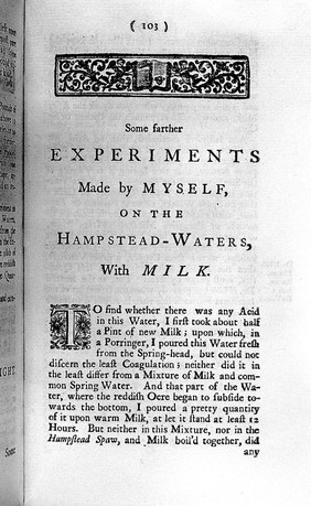 Hampstead-Wells: or, directions for the drinking of those waters ... With an appendix, relating to the original of springs in general; with some experiments of the Hampstead Waters, and histories of cures / [John Soame].