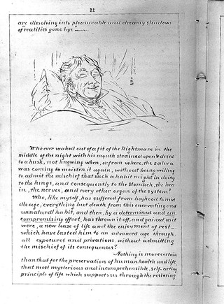 The breath of life, or, Mal-respiration : and its effects upon the enjoyments & life of man (manu-graph) / by Geo. Catlin.