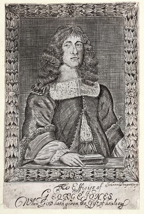 George Jones. Engraving by J. Drapentier, ca. 1675.