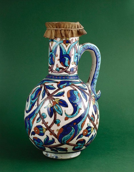 Ceramic pharmacy jar.