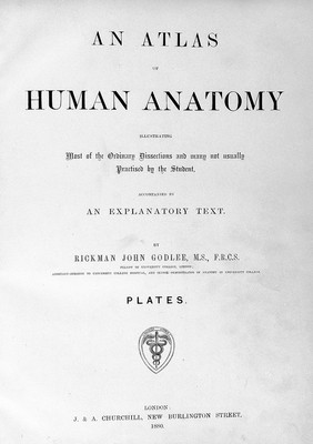 An atlas of human anatomy : illustrating most of the ordinary dissections and many not usually practised by the student / by Rickman John Godlee.