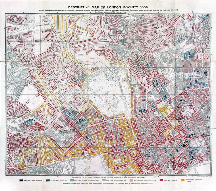 Charles Booth, Life and labour of the people in London | Wellcome ...