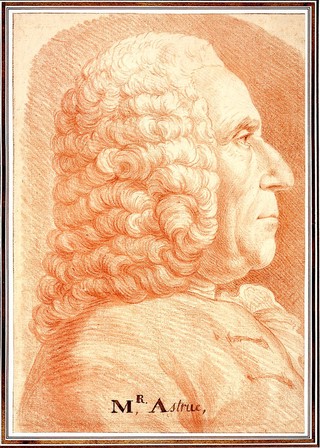Jean Astruc. Chalk drawing.