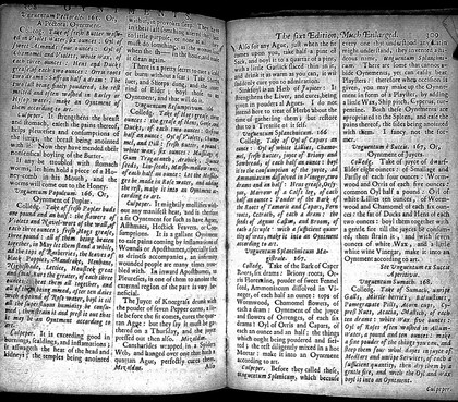 Pharmacopoeia Londinensis: or, the London dispensatory further adorned by the studies and collections of the Fellows, now living of the said Colledg [sic] / [Nicholas Culpeper].