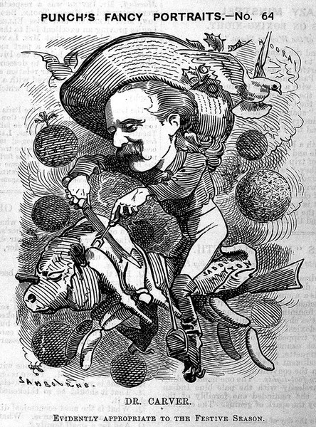 Caricature: Punch's Fancy Portraits.